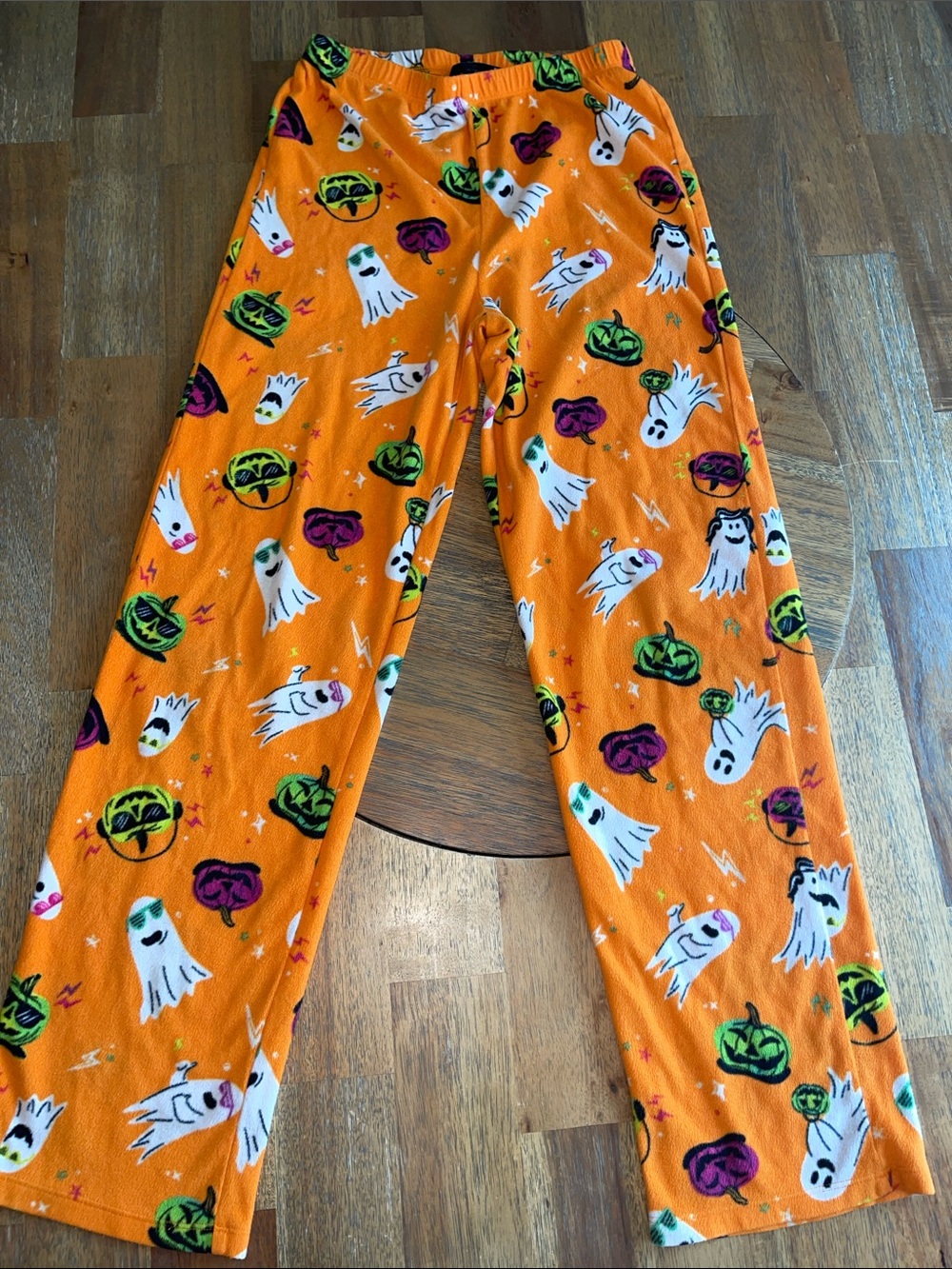 Halloween Ghost Print Lounge Pajama Pants